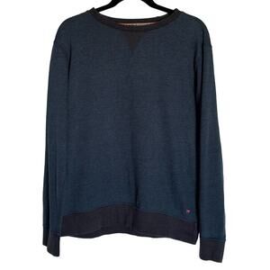 The Normal Brand Sweatshirt Mens M Crew Neck Pullover Classic Navy/Charcoal